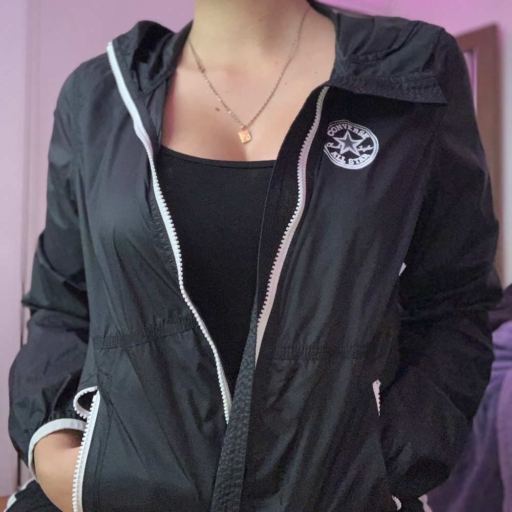 Converse windbreaker hoodie